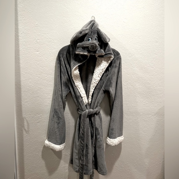 Just Love Critter Robe Sherpa Trim Velour Robes for Women - Picture 4 of 9